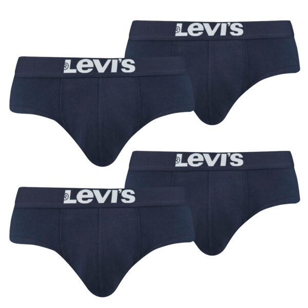 Levis Herren Basic Brief Slip Unterwäsche im Vorteilspack (4er Pack)