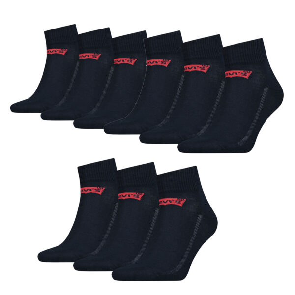 9 Paar Levis 168SF Mid Cut Unisex Socken Sneakersocken Strümpfe 903051001