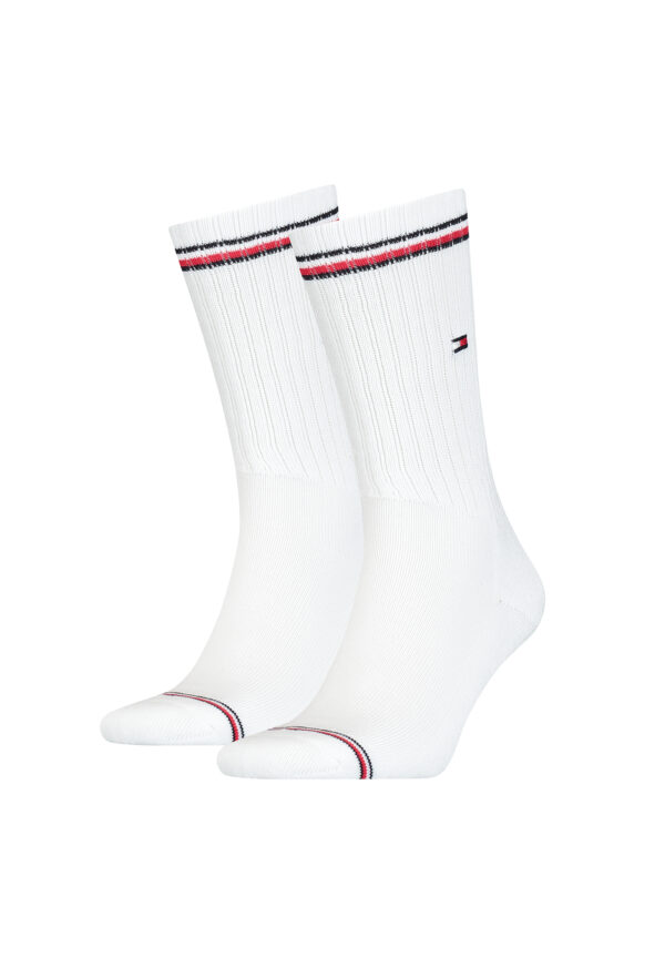 2 Paar TOMMY HILFIGER Herren ICONIC Socken Gr. 39 - 49 Tennis Socken