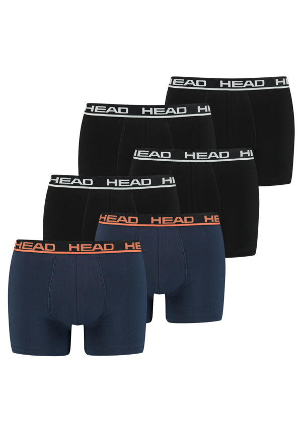 Head Herren Basic Boxer Pant Shorts Unterwäsche Unterhose 6 er Pack