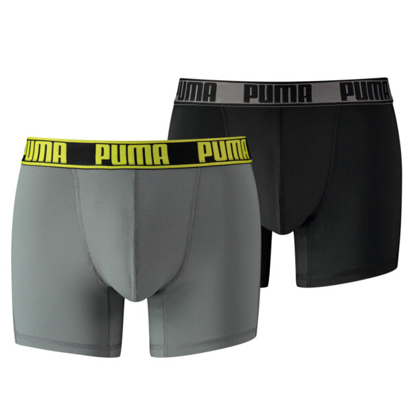 2 er Pack Puma Herren Active Boxer Shorts Unterwäsche Sport