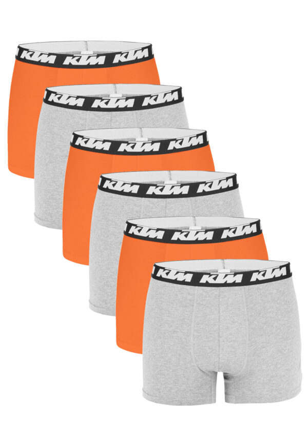 KTM by FREEGUN Boxershorts für Herren Unterwäsche Pant Men´s Boxer 6 er Pack