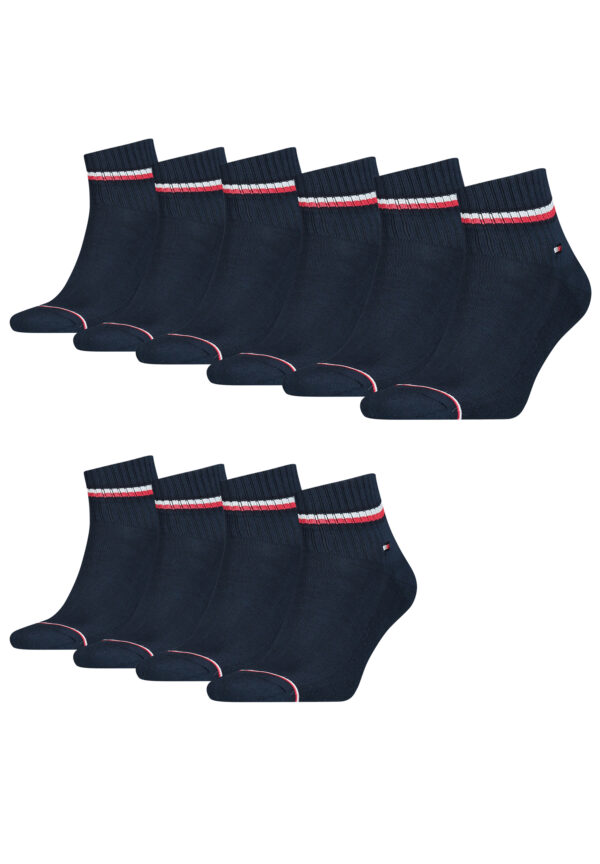 10 Paar TOMMY HILFIGER Herren ICONIC QUARTER Gr. 39 - 49 Sneaker Socken