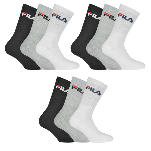 9 Paar Fila Herren Sportsocken Tennissocken Socken F9505