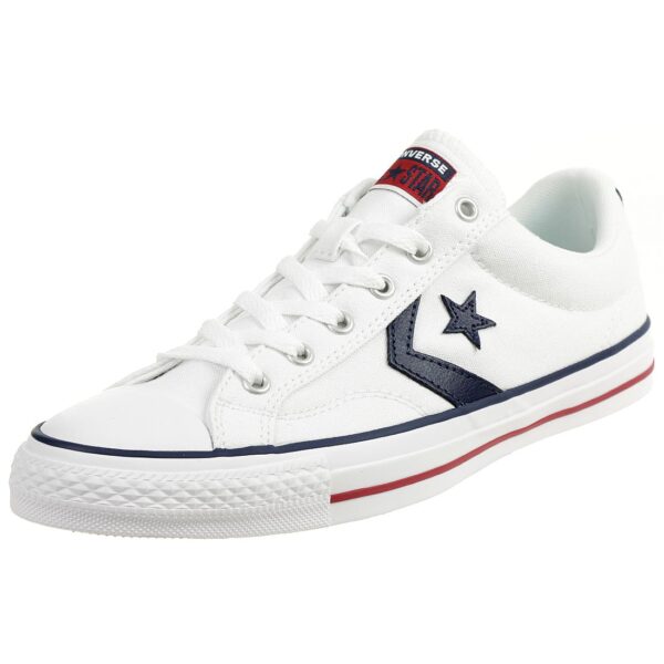 Converse STAR PLAYER OX Schuhe Sneaker Canvas Unisex Weiss 144151C