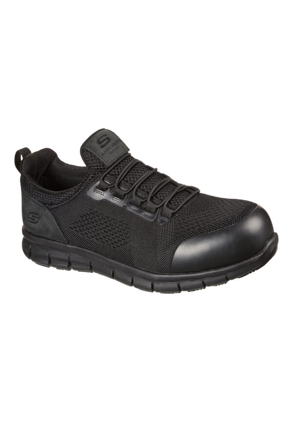 Skechers Herren Sicherheitsschuh SYNERGY-OMAT Arbeitsschuh 200013EC schwarz