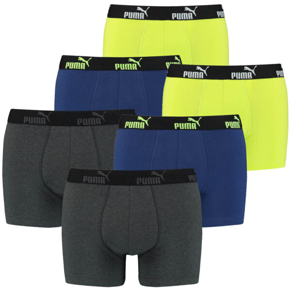 6 er Pack Puma Boxer Boxershorts Herren Unterwäsche sportliche Retro Pants