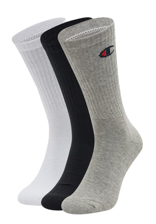 3 Paar Champion Crew Socken Gr. 35 - 46 Unisex Tennissocken U24558