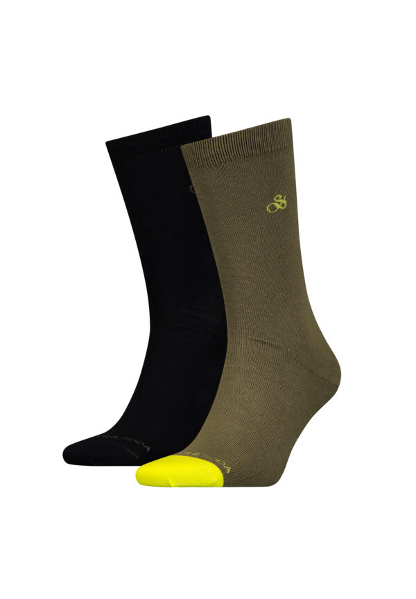 Scotch & Soda Klassische Business Herrensocken im 2er Pack