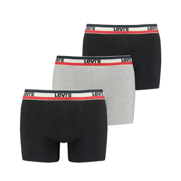 3er Pack Herren Levis SPRTSWR LOGO BOXER BRIEF Boxershorts Unterwäsche Pants