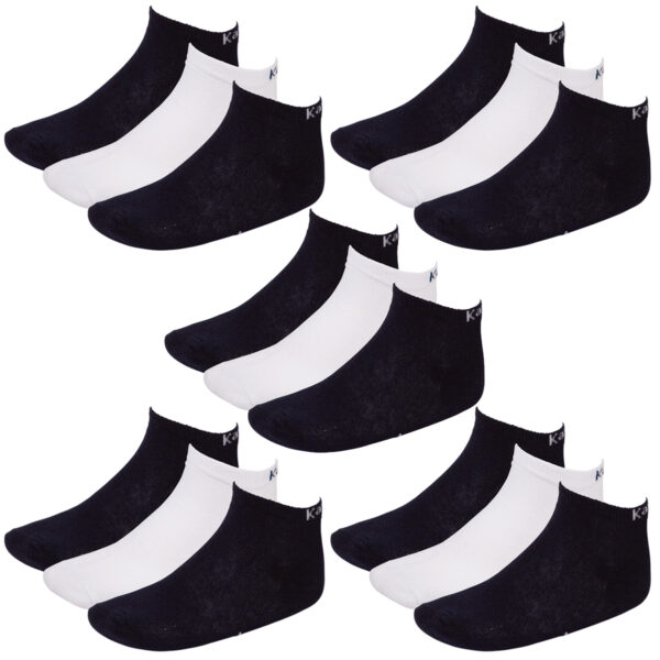 15 Paar Kappa 704275 Sneaker Socken Gr. 35 - 46 Unisex Kurzsocke