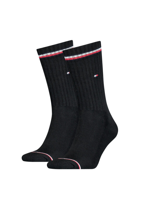 2 Paar TOMMY HILFIGER Herren ICONIC Socken Gr. 39 - 49 Tennis Socken