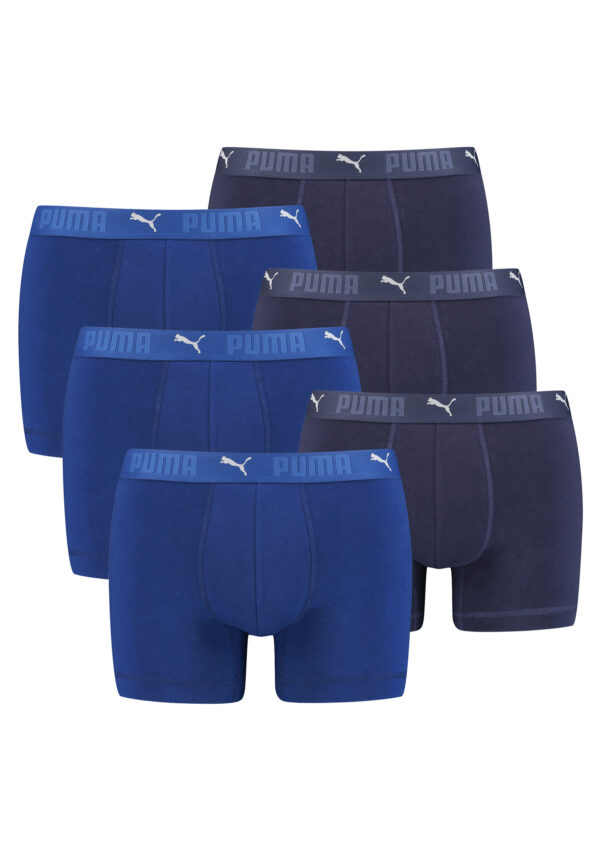 PUMA Boxershorts Herren 6er Pack Sport aus organischer Baumwolle / Unterwäsche M...