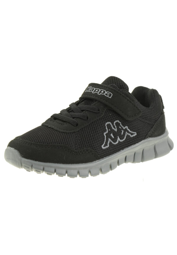 Kappa Unisex Kinder Sneaker Turnschuh 260982BCK 1116 Black/Grey