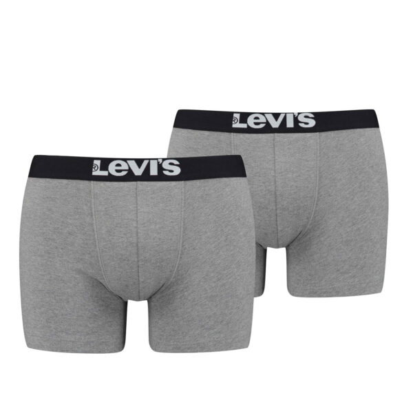 2er Pack Herren Levis Solid Basic Boxer Brief Boxershorts Unterwäsche Pants