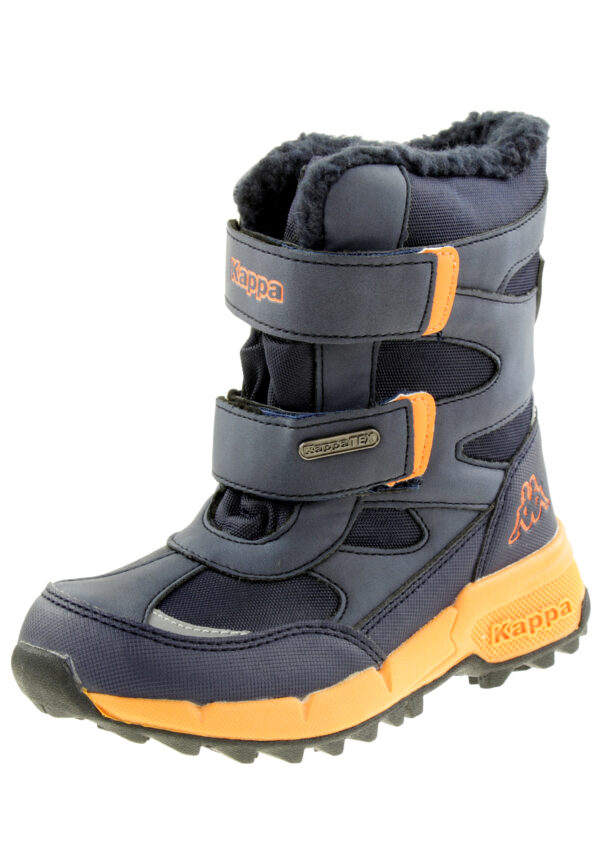 Kappa Unisex Kinder Stiefel Winterschuh gefüttert Blau 260903K