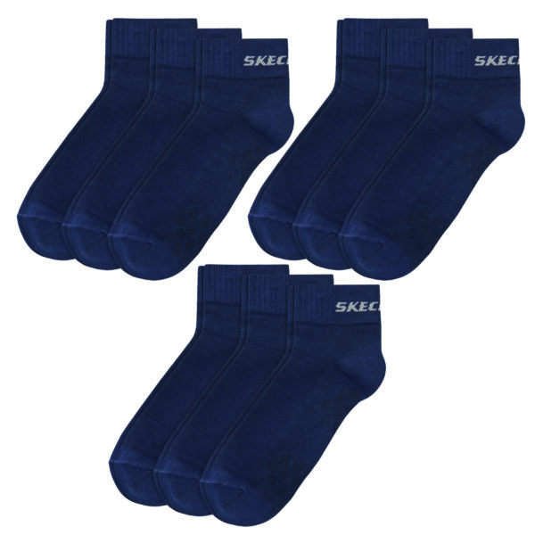 9 Paar Skechers Unisex Quarter Socken SK42017