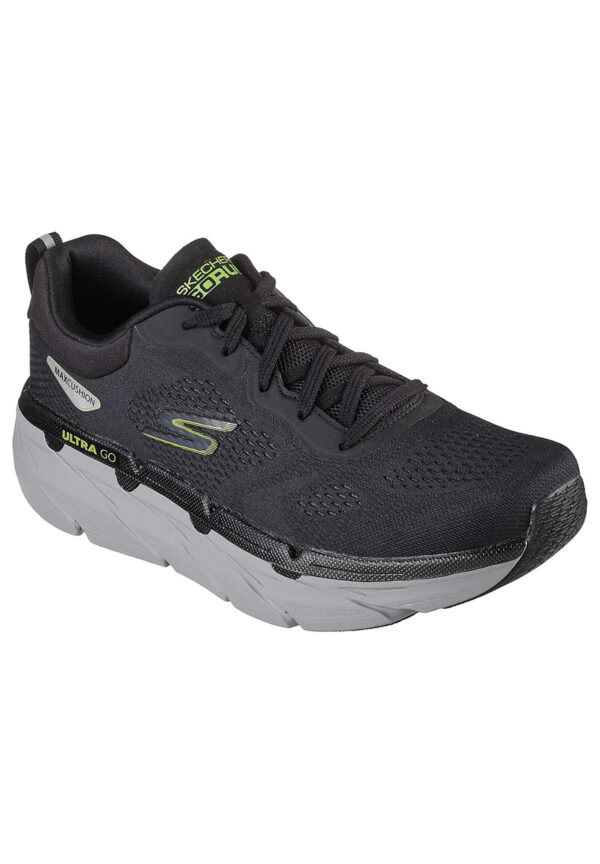 Skechers MAX CUSHIONING PREMIER-Perspective 220068 BKLM Sneakers Herren schwarz