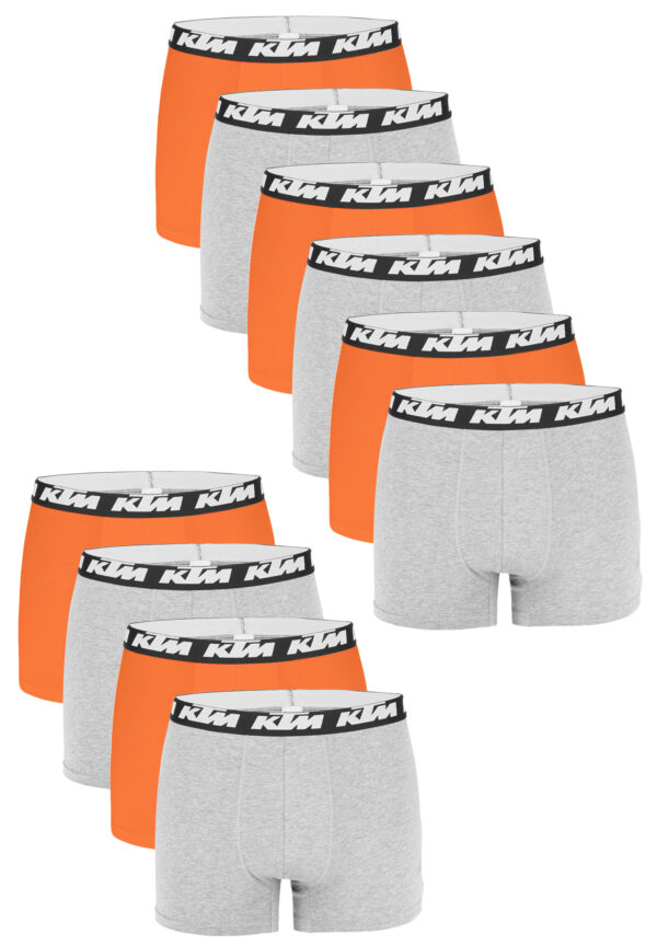 KTM by FREEGUN Boxershorts für Herren Unterwäsche Pant Men´s Boxer 10 er Pack