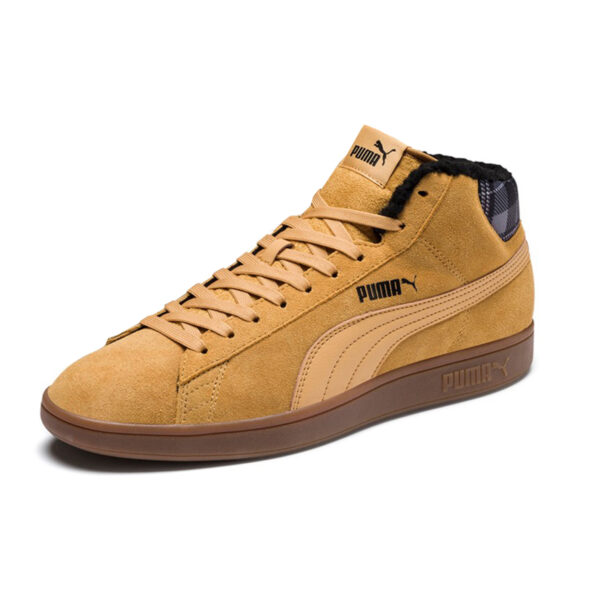 Puma Smash v2 Mid WTR Unisex Sneaker Schuh braun gefüttert 366810 03