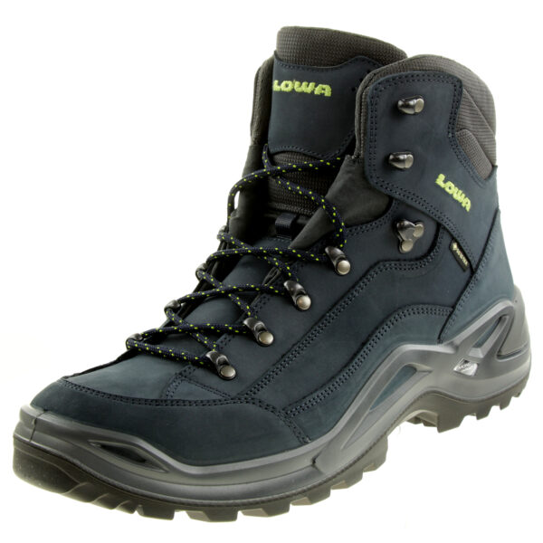 LOWA RENEGADE GTX MID Unisex Wanderstiefel Outdoor Goretex blau