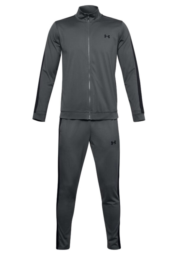 Under Armour Herren Knit Track Suit Trainingsanzug Jogginganzug 1357139 012 grau