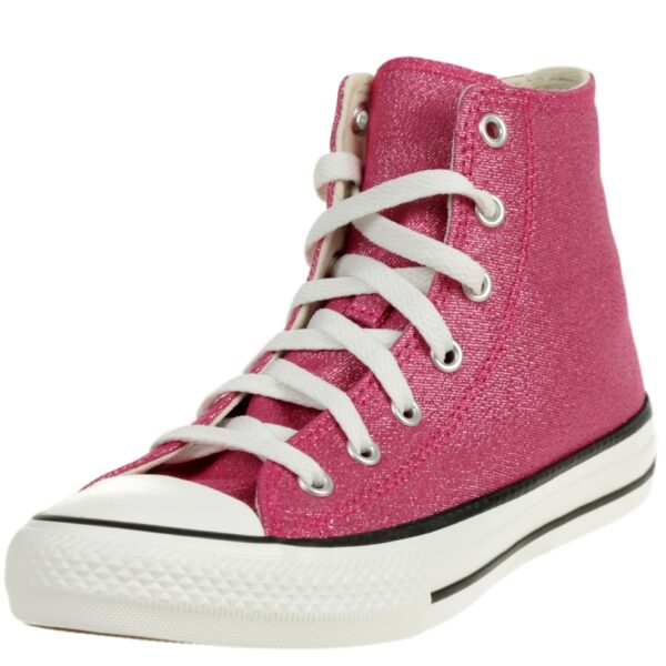 Converse CTAS Hi Mädchen Glitter Hi-Top Kinder Sneaker 667569C Pink