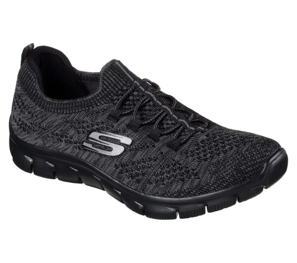 Skechers Sport Womens EMPIRE SHARP THINKING Sneakers Damen Schwarz