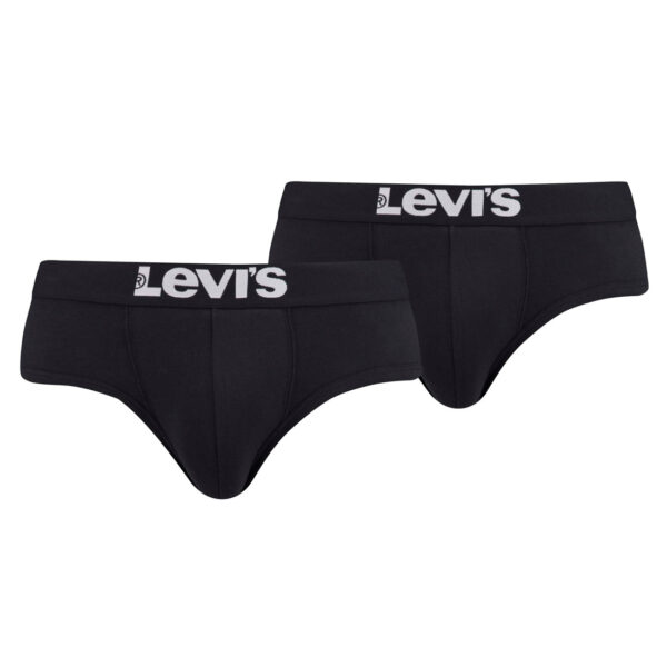 2er Pack Levis Men Solid Basic Brief Shorts Slip Herren Unterhose Pant Unterwäsc...