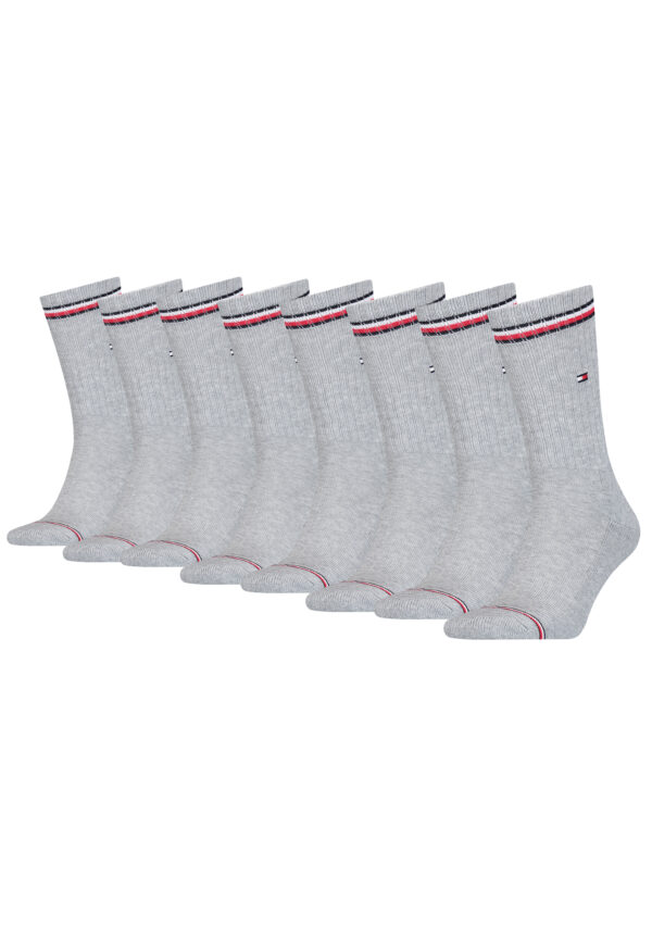 8 Paar TOMMY HILFIGER Herren ICONIC Socken Gr. 39 - 49 Tennis Socken