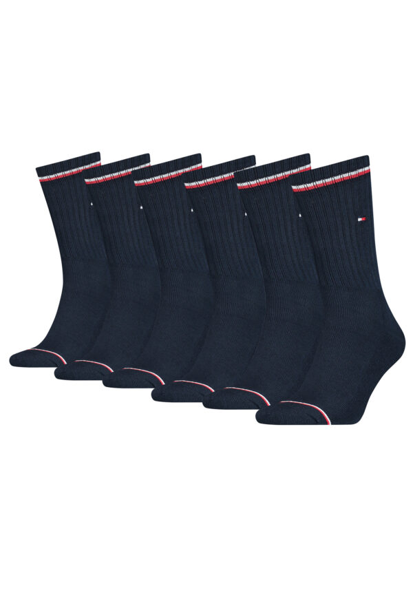 6 Paar TOMMY HILFIGER Herren ICONIC Socken Gr. 39 - 49 Tennis Socken