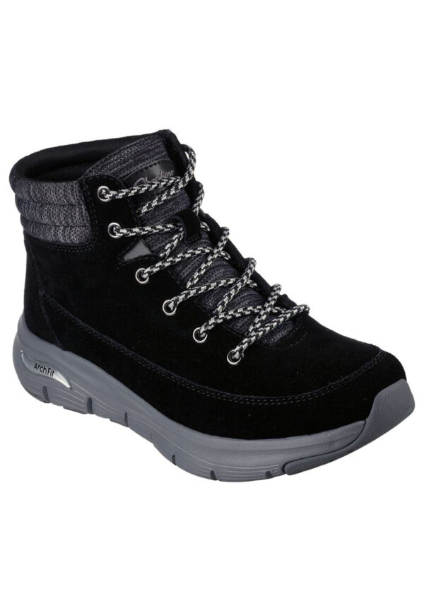 Skechers Arch Fit Smooth COMFY CHILL Damen Stiefel 167373 BLK schwarz