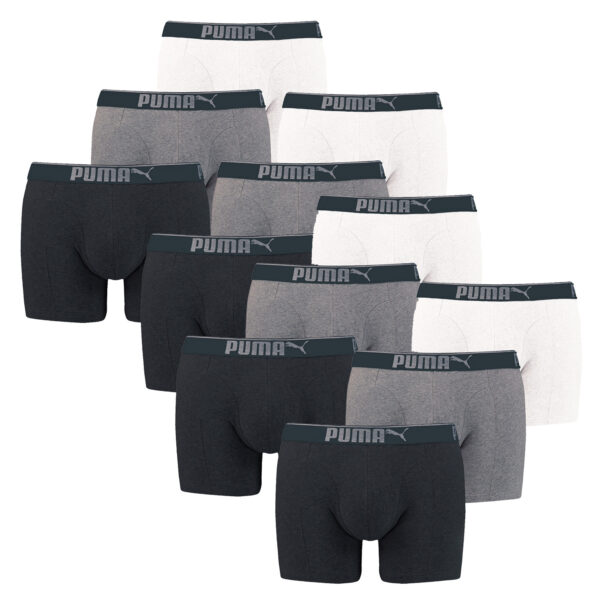 Puma Herren Boxershort Lifestyle Sueded Cotton 12 er Pack