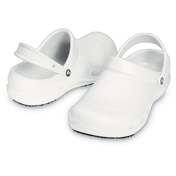 Crocs Bistro Clog Unisex Pantoffel Arbeitsschuh Roomy Fit weiss 10075