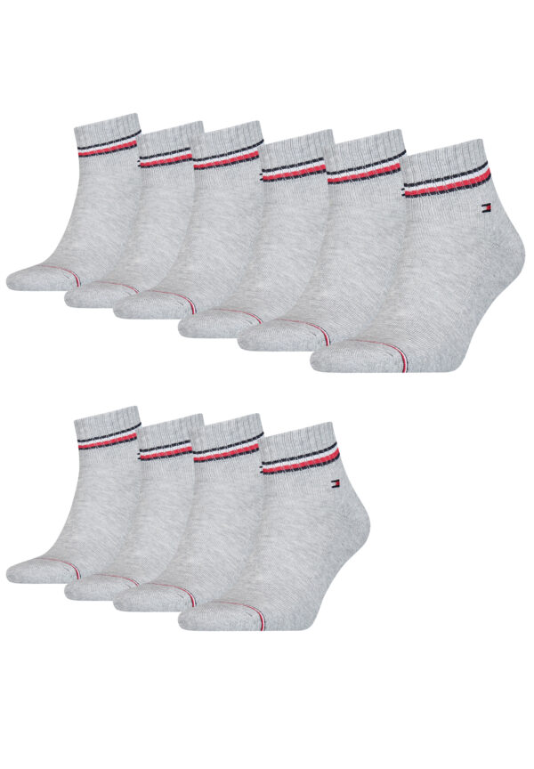 10 Paar TOMMY HILFIGER Herren ICONIC QUARTER Gr. 39 - 49 Sneaker Socken