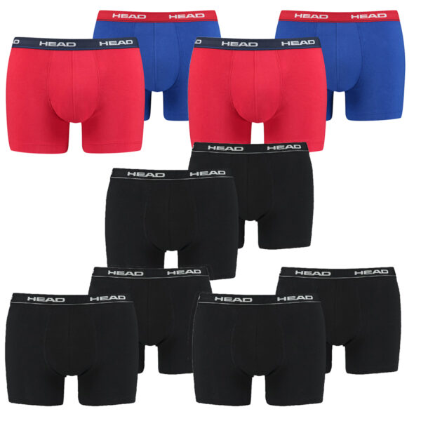 10 er Pack Head Herren Boxer Boxershorts Basic Pant Unterwäsche