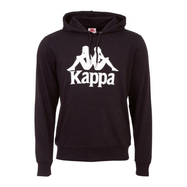 Kappa Unisex Hooded Sweatshirt Pullover Hoody 705322 Schwarz