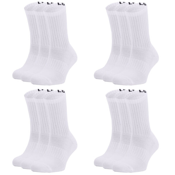 12 Paar Under Armour Core Crew Socken Unisex Sportsocken 1358345