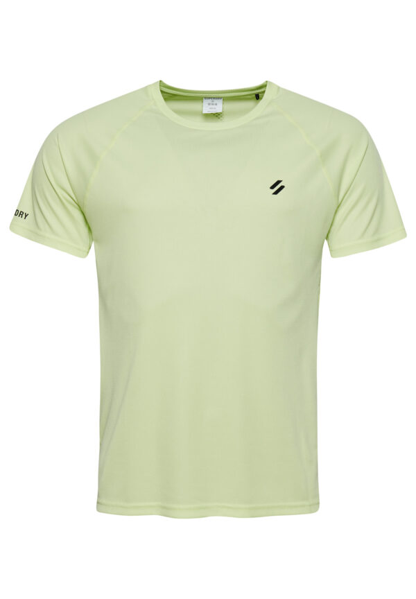 Superdry Herren Train Active SS Tee T-Shirt MS311338A Lime