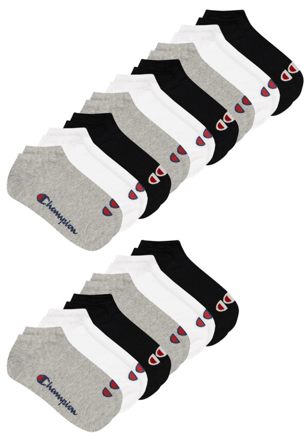 15 Paar Champion Sneaker Socken Gr. 35 - 46 Unisex Sneaker Kurzsocken