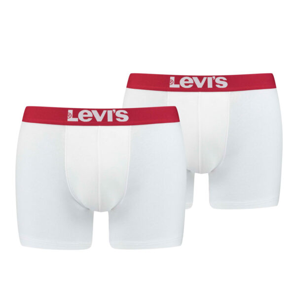 2er Pack Herren Levis Solid Basic Boxer Brief Boxershorts Unterwäsche Pants