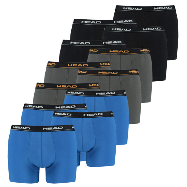 12 er Pack Head Herren Boxer Boxershorts Basic Pant Unterwäsche