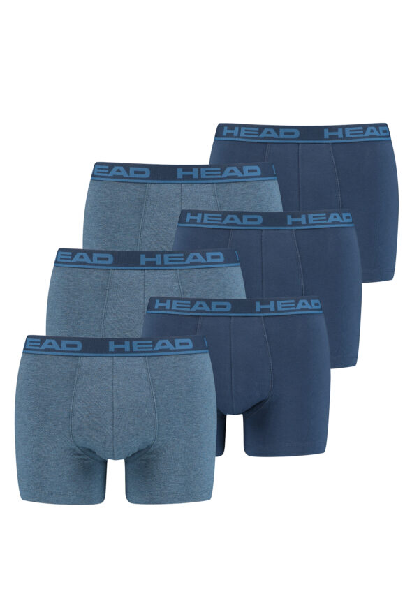 Head Herren Basic Boxer Pant Shorts Unterwäsche Unterhose 6 er Pack