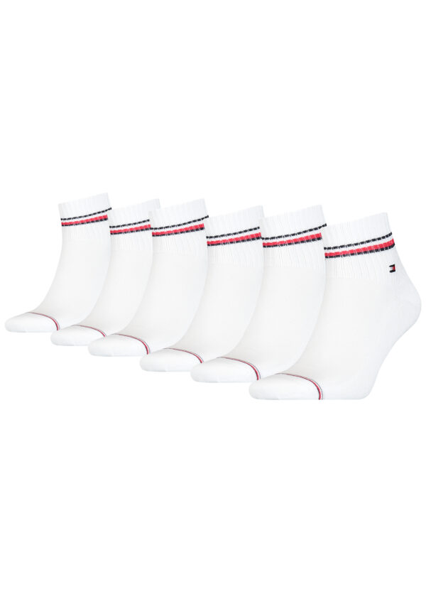 6 Paar TOMMY HILFIGER Herren ICONIC QUARTER Gr. 39 - 49 Sneaker Socken