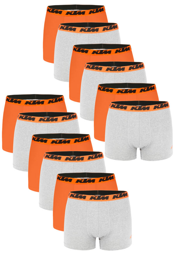 KTM by FREEGUN Boxershorts für Herren Unterwäsche Pant Men´s Boxer 12 er Multipa...