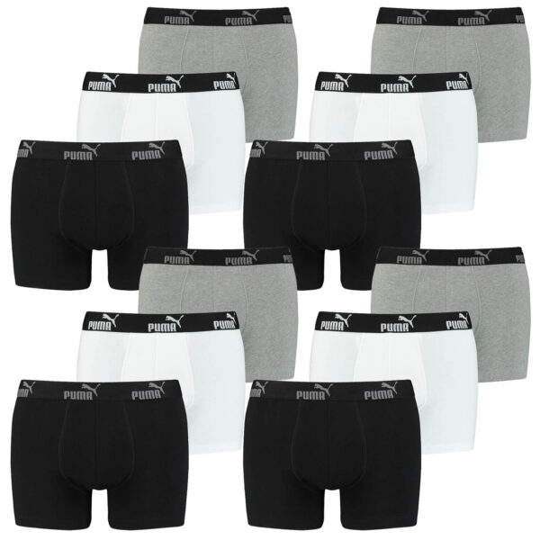 12 er Pack Puma Boxer Boxershorts Herren Unterwäsche sportliche Retro Pants