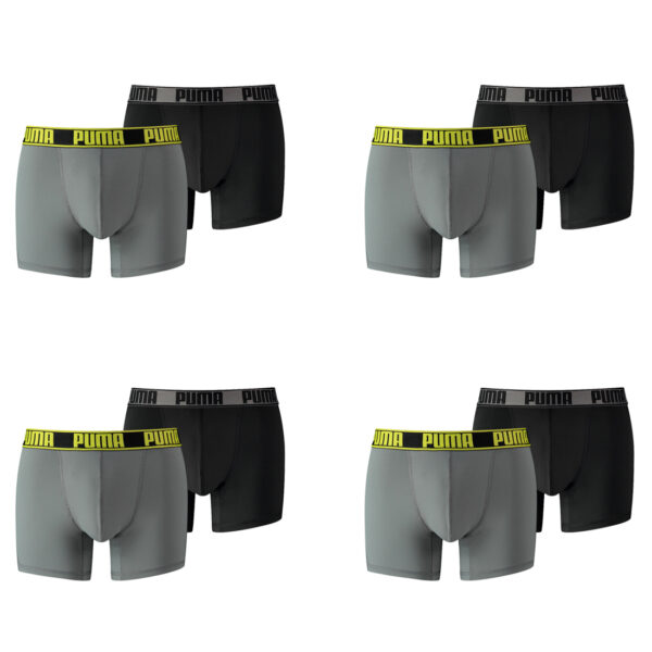 8 er Pack Puma Herren Active Boxer Shorts Unterwäsche Sport