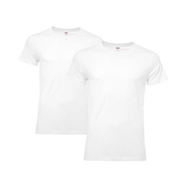 2 er Pack Levis Crew T-Shirt Men Herren Unterhemd Rundhals