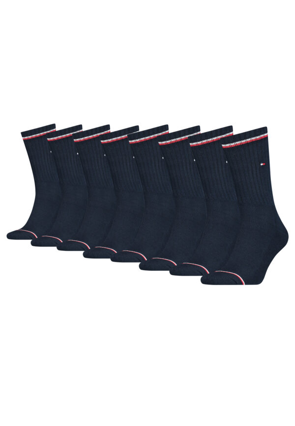 8 Paar TOMMY HILFIGER Herren ICONIC Socken Gr. 39 - 49 Tennis Socken