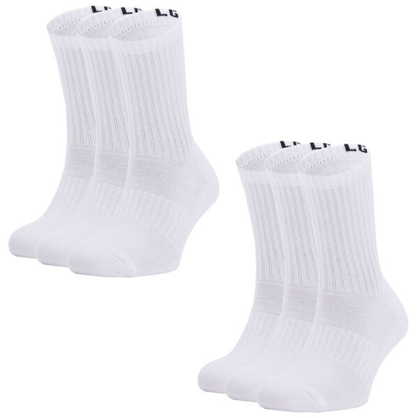 6 Paar Under Armour Core Crew Socken Unisex Sportsocken 1358345